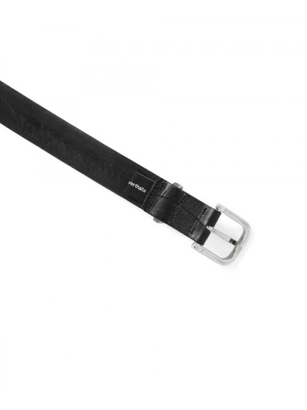 Dot Leather Belt Black