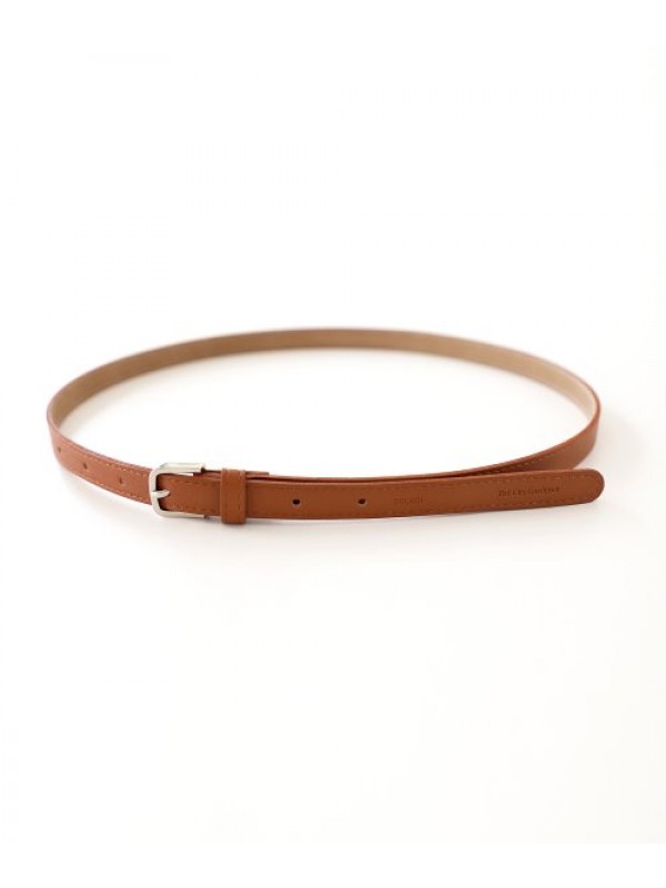 VEGAN LEATHER BELT - CINNAMON BROWN Vegan Leather Belt