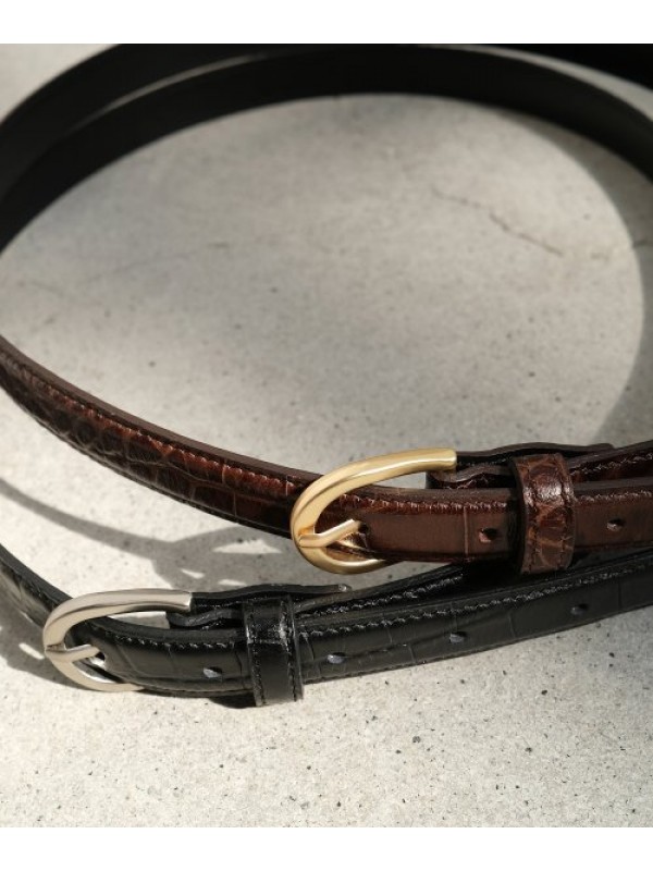 Classic leather belt / 2 colors