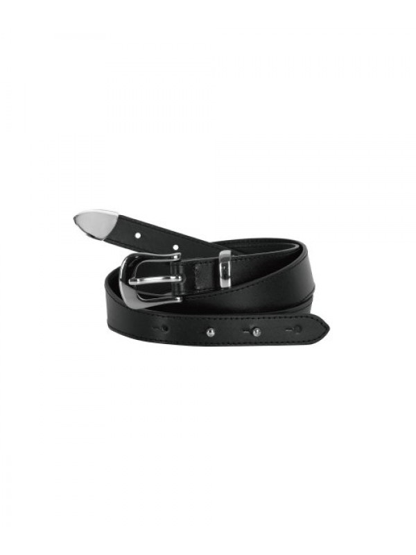 CLIV LEATHER BELT (SILVER)