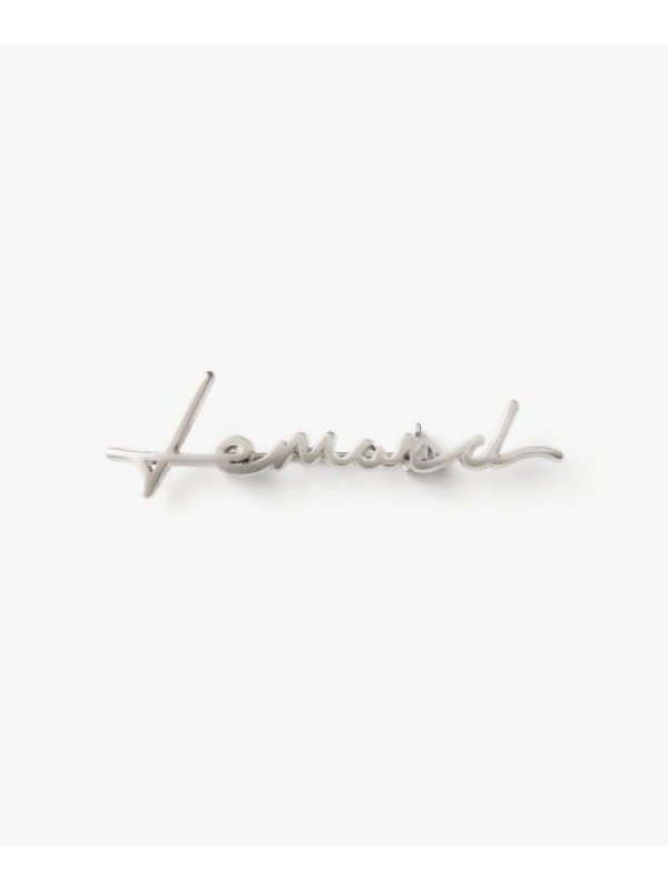 Letter Brooch - Nickel (Matte)