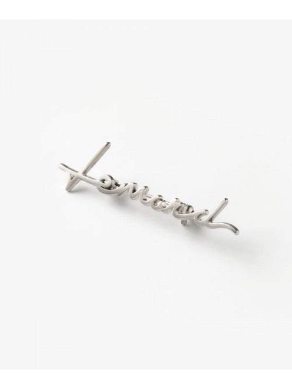 Letter Brooch - Nickel (Matte)