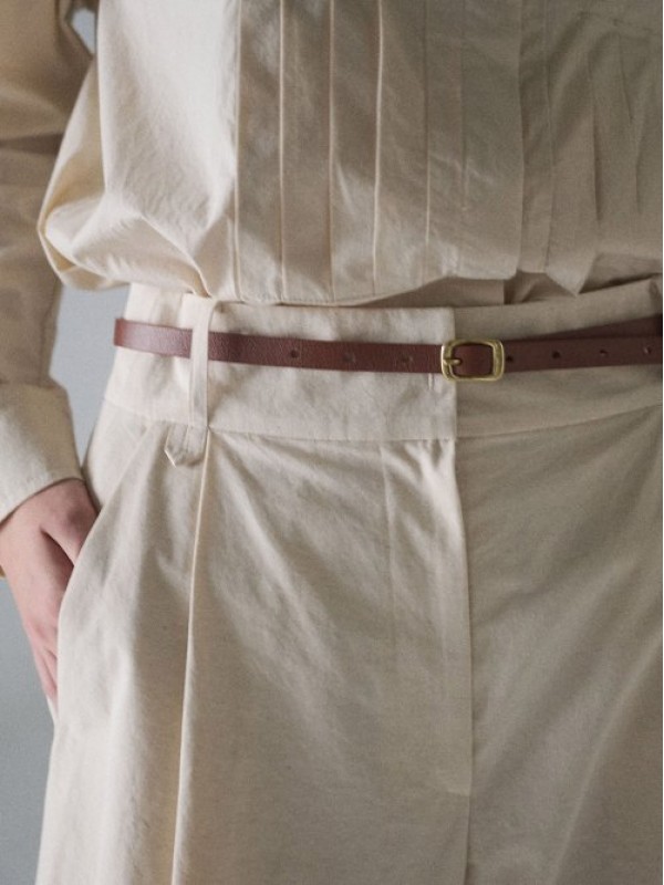 Basic Slim Belt_Brown