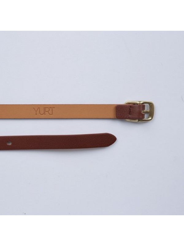 Basic Slim Belt_Brown