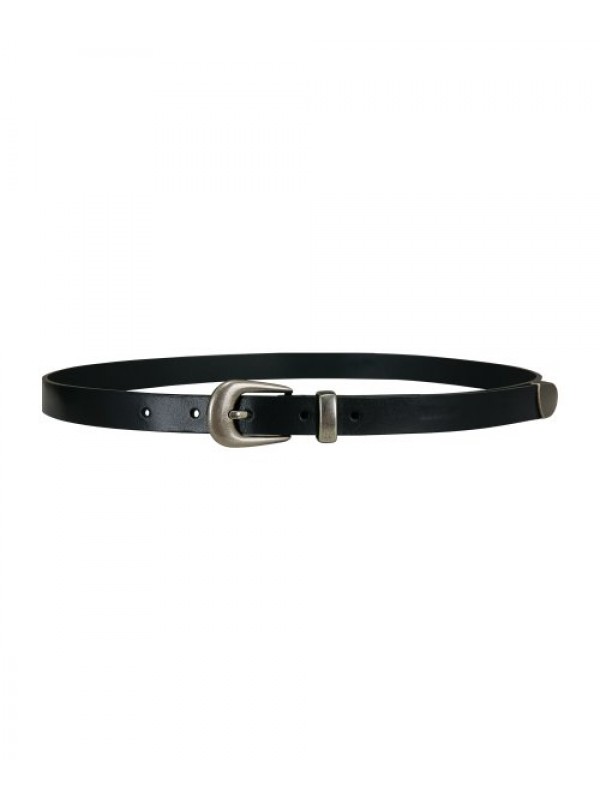 [Unisex] Leather Belt_Black