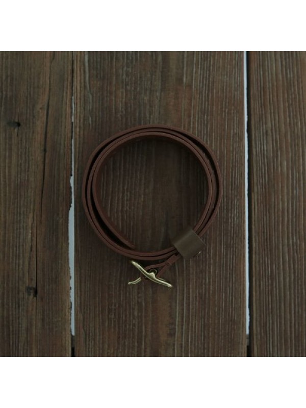 Square Basic Belt_Brown