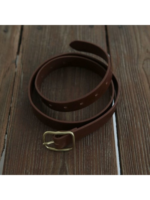 Square Basic Belt_Brown