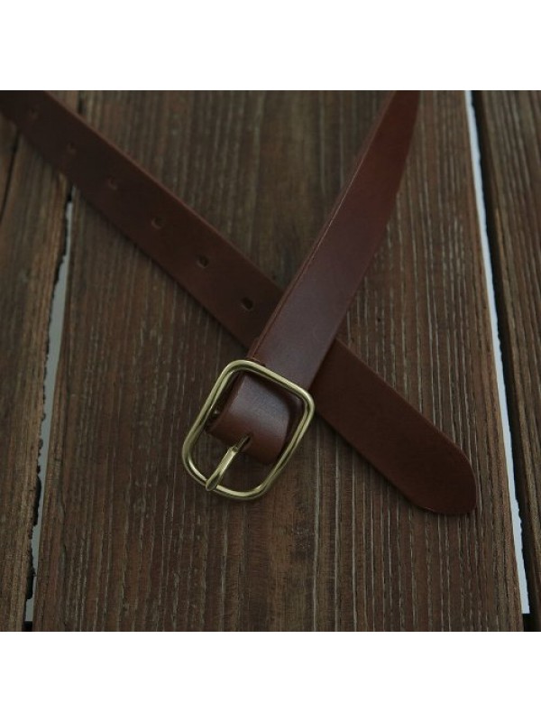 Square Basic Belt_Brown