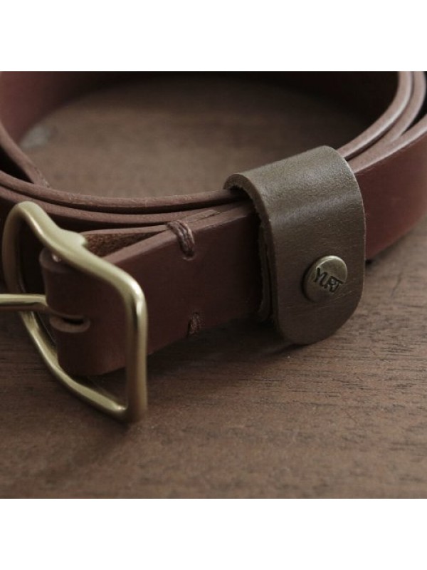 Square Basic Belt_Brown