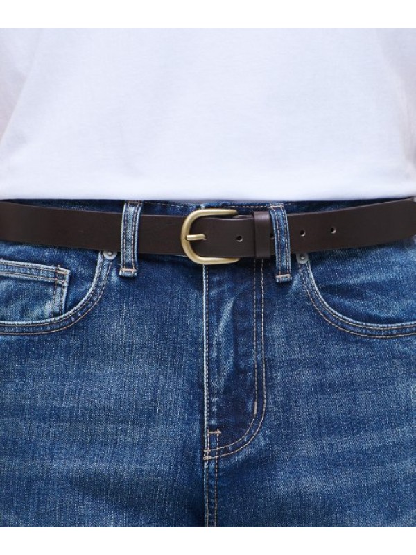 BASIC ITALIAN LEATHER BELT