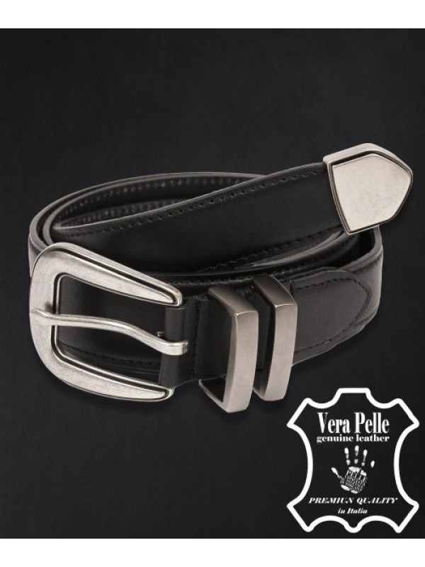 Premium Western Double Steel Hard Leather Belt