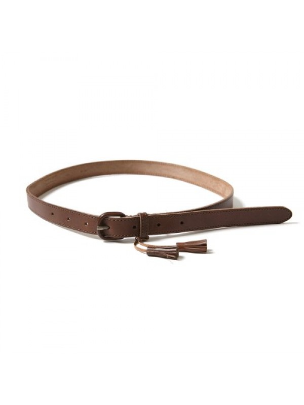 ac1304 Tassel Belt - Brown