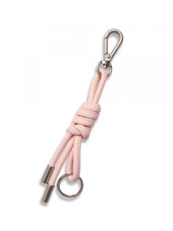 Noted Leather Keyring PINK