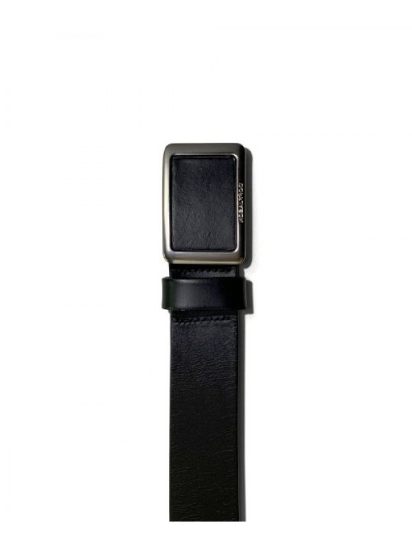 LOGO SQUARE HARD LEATHER BELT