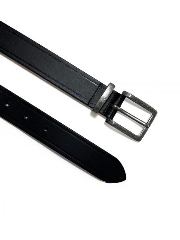 Minimal Square Hard Leather Belt