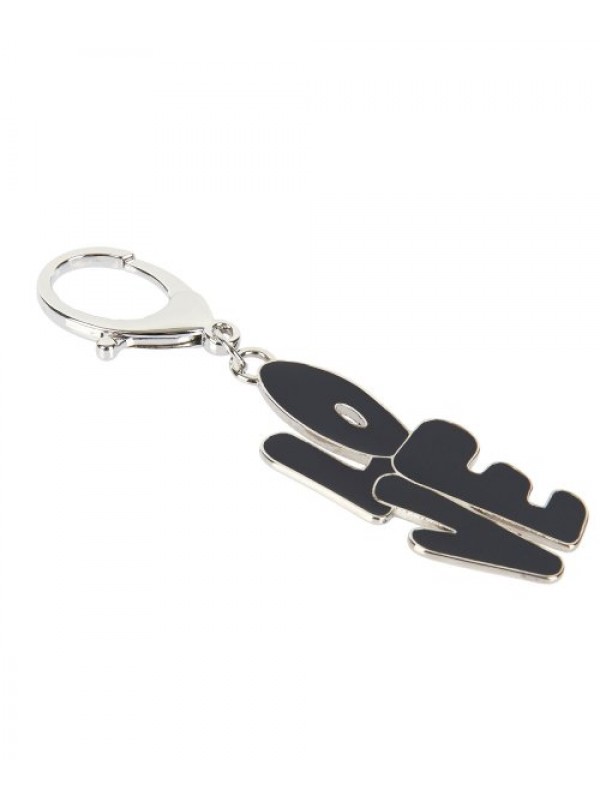 LOVE KEYRING (BLACK)