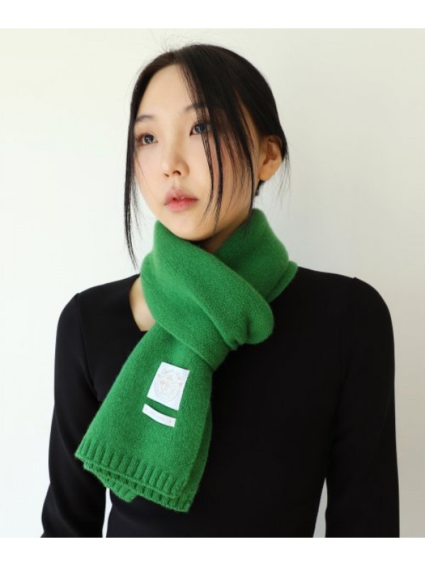 GARDEN CITY WOOL MUFFLER - GREEN Muffler Muffler Wool Muffler