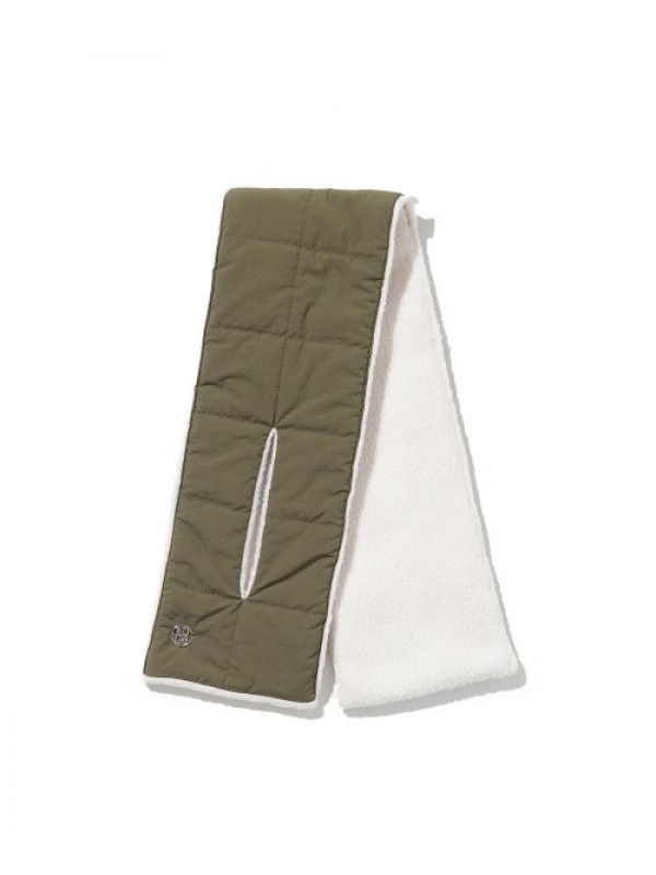 Classic Symbol Quilting Padding Muffler [KHAKI]