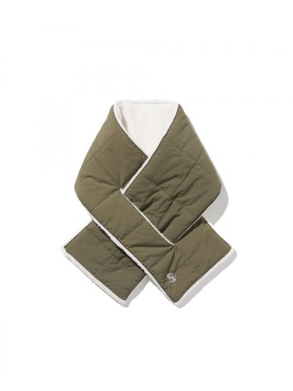 Classic Symbol Quilting Padding Muffler [KHAKI]