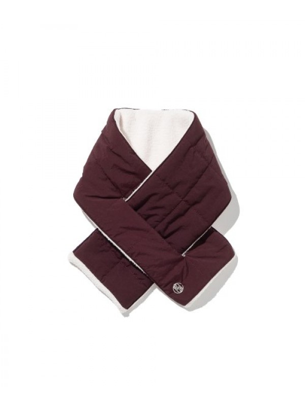 Classic Symbol Quilting Padding Muffler [BURGUNDY]