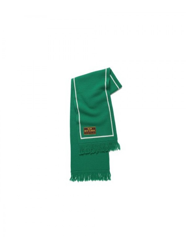 BLUR LOGO WOOL MUFFLER - GREEN